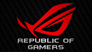 Republic of gamers logo stylized - a logo free wallpaper for desktop