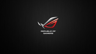 Gaming company logo red black - the side of the logo free wallpaper