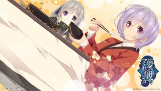 Anime characters chopsticks yellow bubbles - chopstick free wallpaper