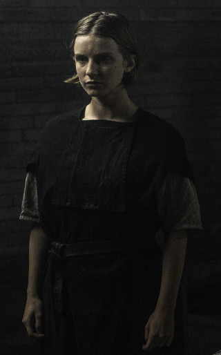 Woman black dress dark room 3 - ada gladys killins free wallpaper for mobile