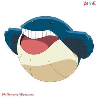 Cartoon character mouth full teeth - plasticien free wallpaper for tablet