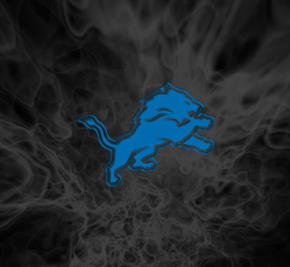 Detroit lions logo black background - free fantasy wallpaper for tablet