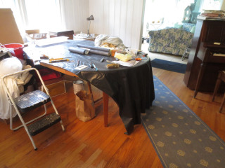 Table black tablecloth room chair - movement free wallpaper