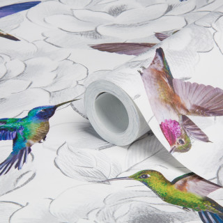 Hummingbird flowers wallpaper tape roll - free bird wallpaper for tablet