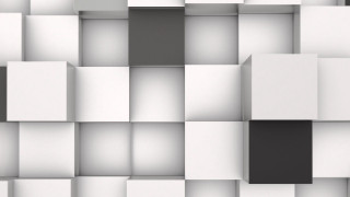 White black wall squares black - ernő rubik free wallpaper