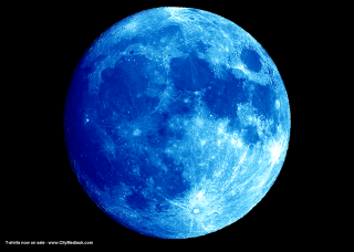 Blue moon black background night - full moon free wallpaper for desktop