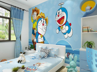 Cartoon themed bedroom blue comforter - free happy birthday wallpaper for desktop