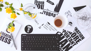 Keyboard image close up modern - mouse free wallpaper for desktop