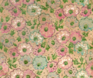 Flowery fabric cat flowers bokeh - pointillism free wallpaper for desktop