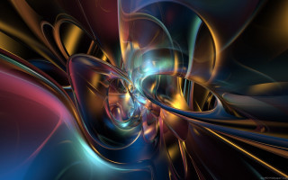 Colorful computer generated image artwork 6 - abstract design free wallpaper