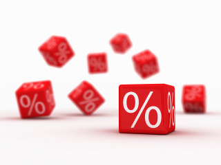Red dice percentage surrounded dices - white number free wallpaper