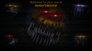 Dark scary face red eyes - scary free wallpaper