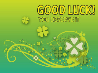 Good luck shamrocks green yellow - computer graphic free wallpaper