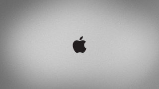 Apple logo laptop screen gray 3 - photo of an apple logo free wallpaper