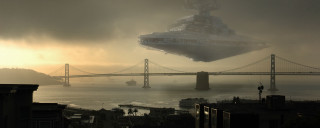 Ship floating air bridge water - a ship free wallpaper