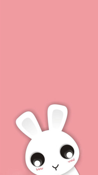 White rabbit black eyes pink 2 - black eye free wallpaper