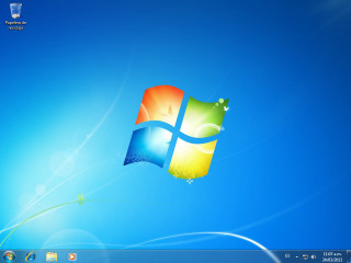 Windows7 blue background blue sky - bouchta el hayani free wallpaper