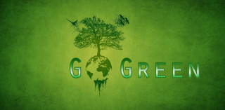 Green background tree globe g - art green free wallpaper for desktop