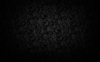 Black wallpaper swirls leaves pattern 5 - a black wallpaper free wallpaper