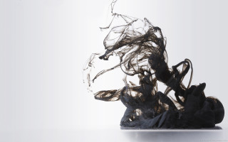 Black abstract kinetic airbrush octane - a black object free wallpaper