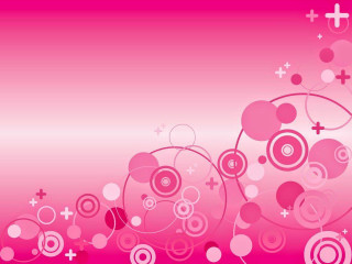 Pink background circles crosses pattern 2 - cross free wallpaper