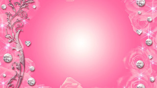 Pink background rose diamonds border 2 - the bottom of the page free wallpaper