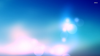 Blurry blue sky white lights 2 - a blurry image free wallpaper