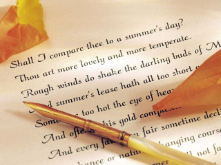 Pen paper poem leaves yellow - a poem free wallpaper