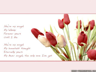 Bouquet red white flowers poem - youre free wallpaper