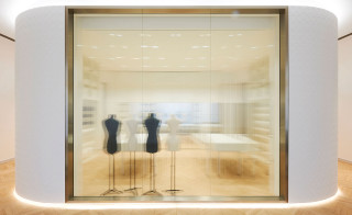 Room glass wall mannequins window - fashion free wallpaper