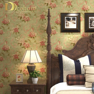 Bedroom with bed interior design 26 - a flemish baroque free wallpaper for tablet