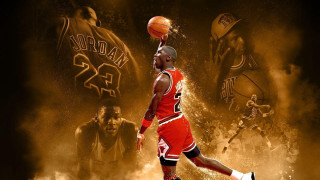 Basketball player red uniform running 2 - a basketball free wallpaper