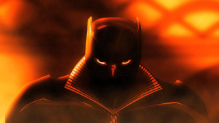 Batman red light yellow light - a red light in the background free wallpaper