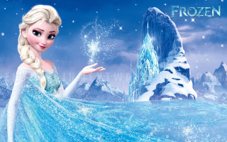 Frozen princess snowflake snowy mountain - frozen free wallpaper