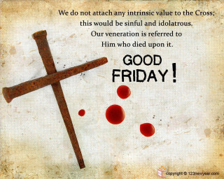 Cross blood friday message image - the cross free wallpaper