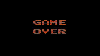 Game over red text black - game art free wallpaper for desktop