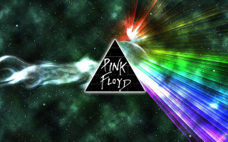Triangle pink floyd logo rainbow - cosmic free wallpaper