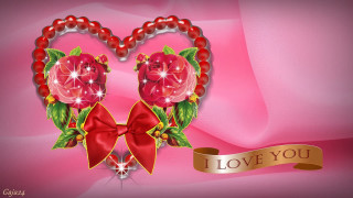 Heart shaped object ribbon bow - charles mcauley free wallpaper for desktop