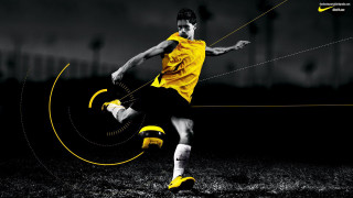 Man kicking soccer ball aurora - a man kicking free wallpaper