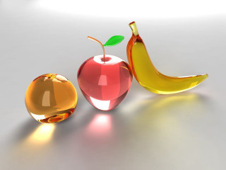 Apples banana table light shadow - christopher williams free wallpaper for desktop