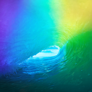Rainbow wave surfer background light 2 - anthony s waters free wallpaper for tablet
