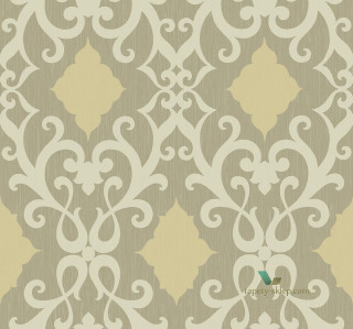 Swirls leaves pattern wallpaper design - a beige background free wallpaper