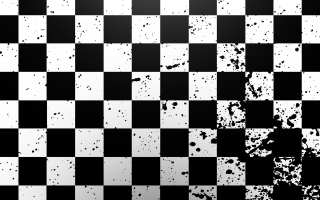 Black white checkered grunge background - op art free wallpaper