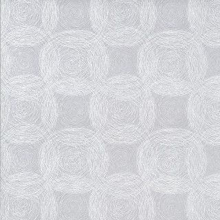 White rug circular design white - anni alber free wallpaper