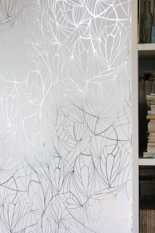 White wall leaves drawing bookshelf - cerith wyn evans free wallpaper for mobile