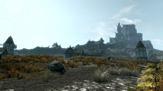 Castle field rock grass area - andor basch free wallpaper