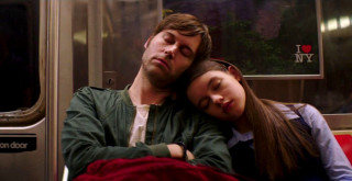 Man woman sleeping train together - their eye free wallpaper for desktop