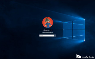 Windows10 startscreen bluebackground redcircle marioh - dark background free wallpaper for desktop