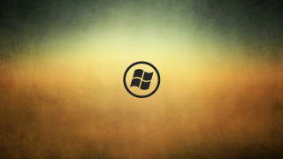 Logo wall brown yellow black - minimalist free wallpaper