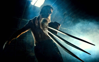 Man claws scissors dark room - smoke free wallpaper